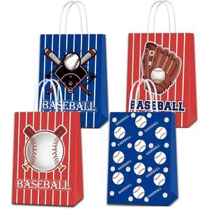 Lammuda Small Gift Bags Set, 24Pcs Bulk Kids Party Favor Paper Bag with Handle